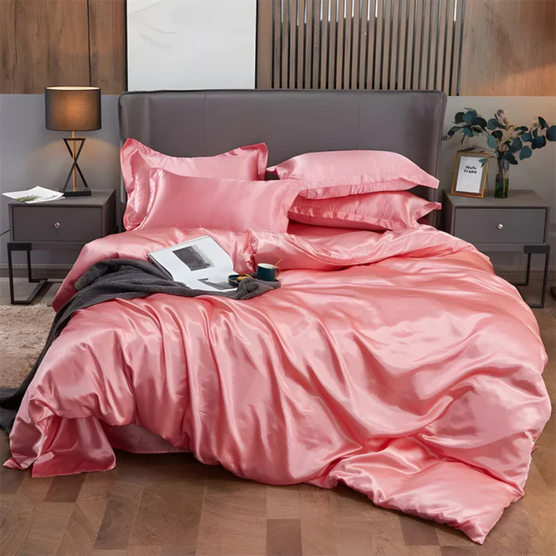 Luksuriøst Rayon Sengetøjssæt 155x220 | Blød og Åndbar Komfort