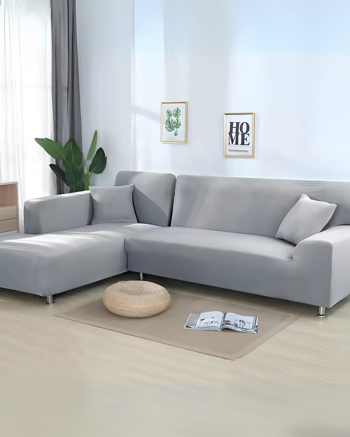Modulär Sofföverdrag – Estetisk Design och Flexibel Uppställning