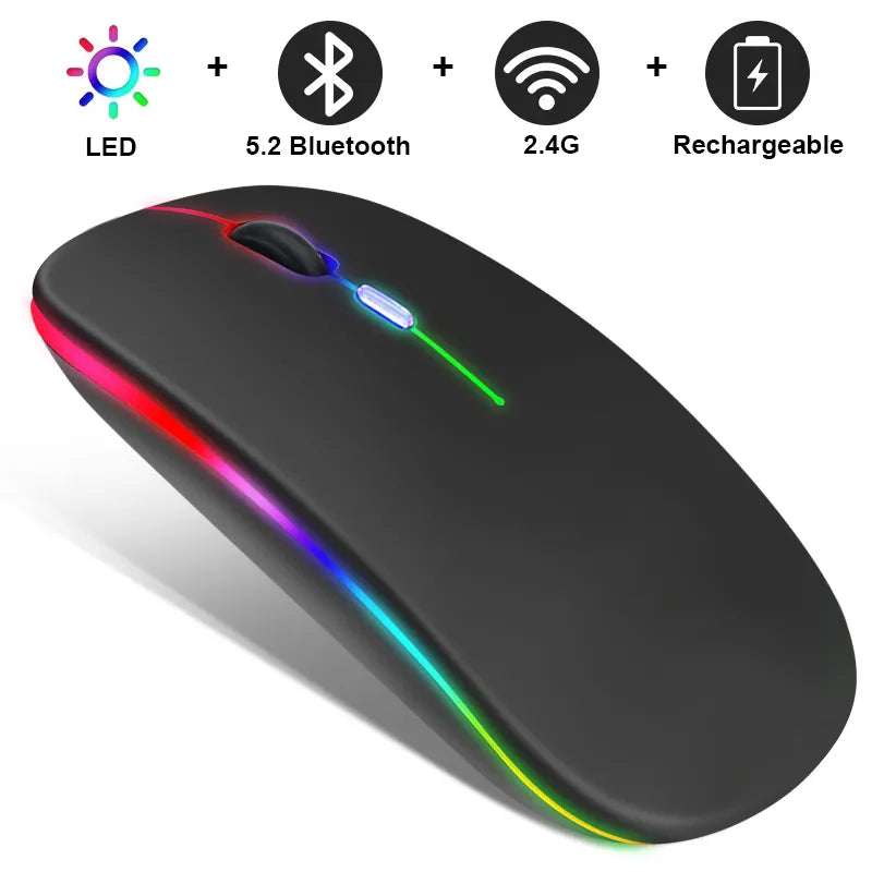 Trådlös LED-mus med laddbar Bluetooth – Eindhoven-modell