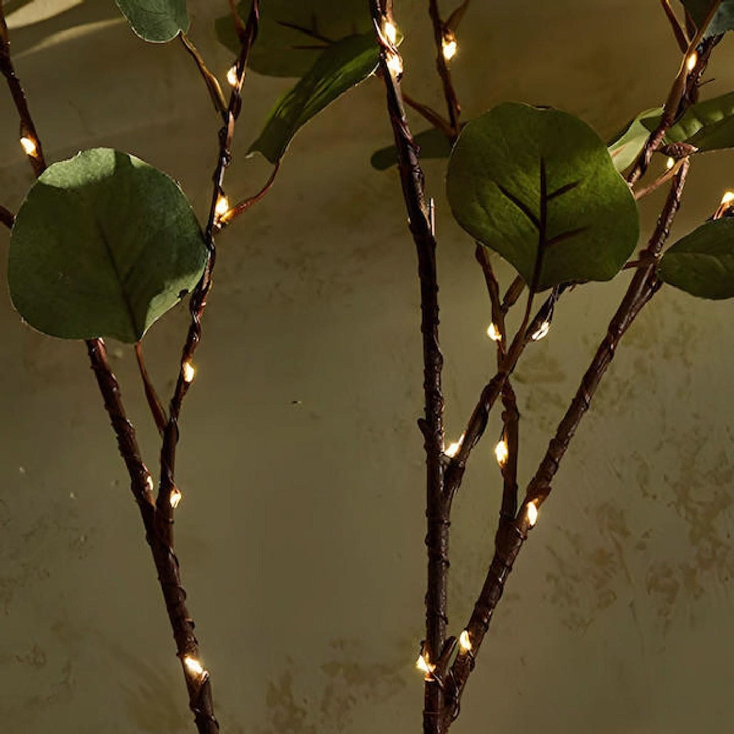 LED Lyskæde med Olivengren Design