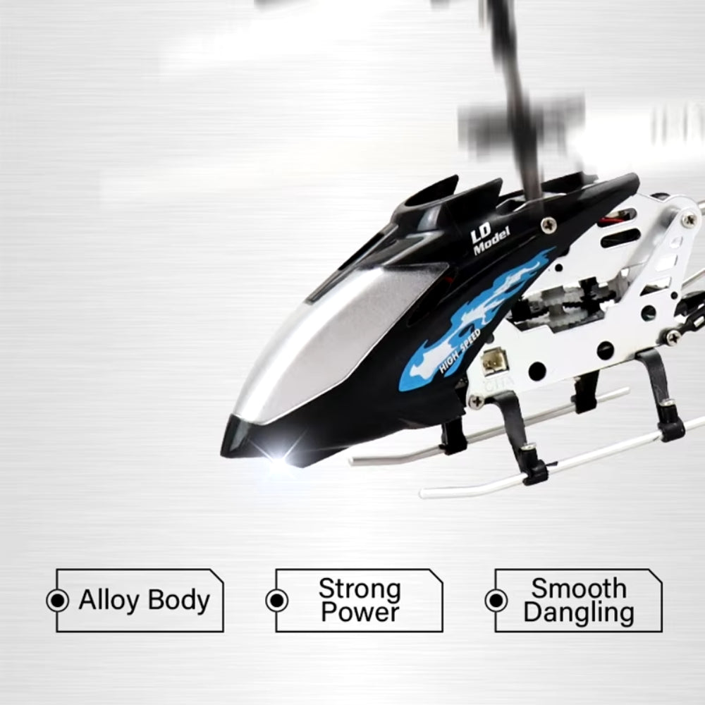 Mini RC Helikopter 3.5CH med Gyroskop - Indestructible Rød