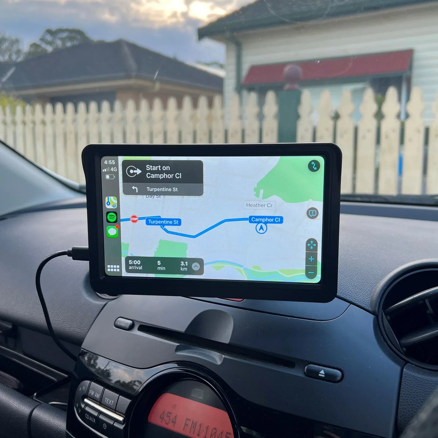 SmartConnect Bilskärm med Trådlös Smartphone-integration