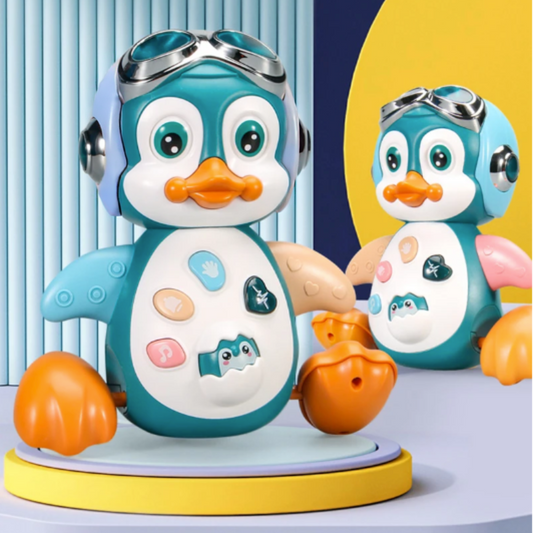 Glad Pingvinfigur