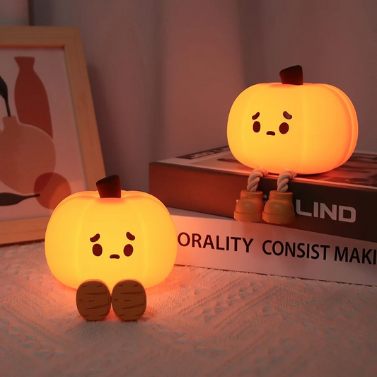 Natlampe i Efterårsgræskar – GlowBuddy