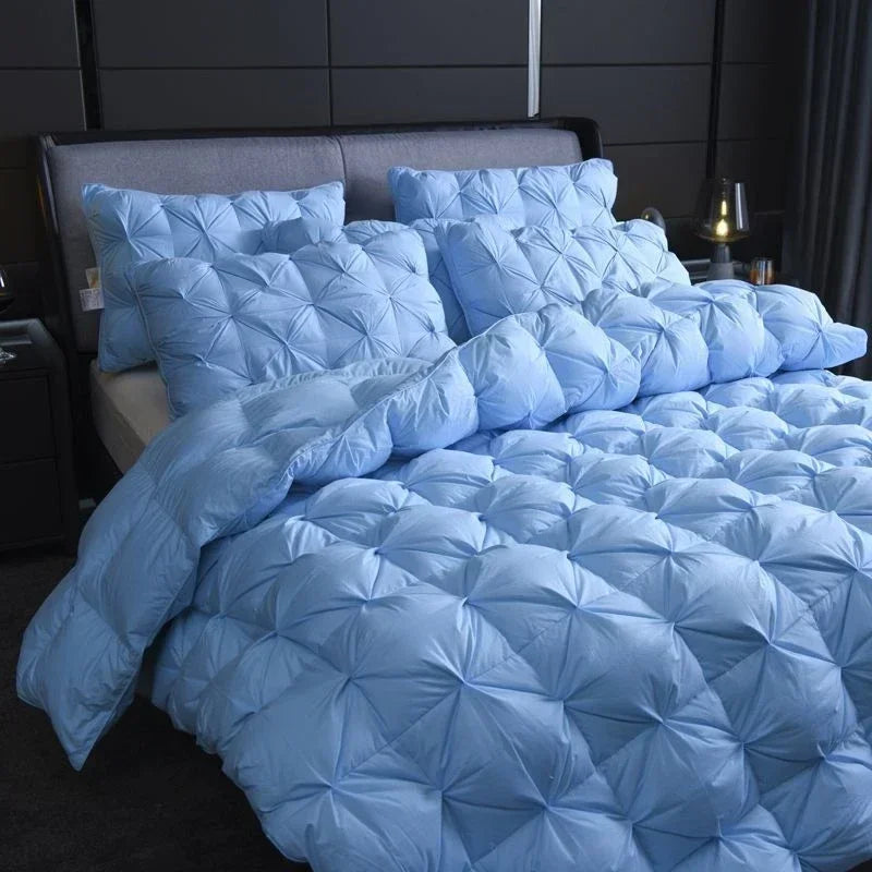 Lyxigt gåsdunstäcke 200x220 cm – Optimal värme och komfort