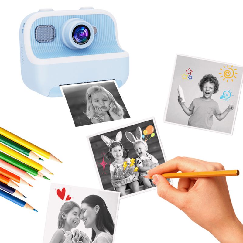 Øjeblikkelig Print Kamera til Børn | KreativSnap