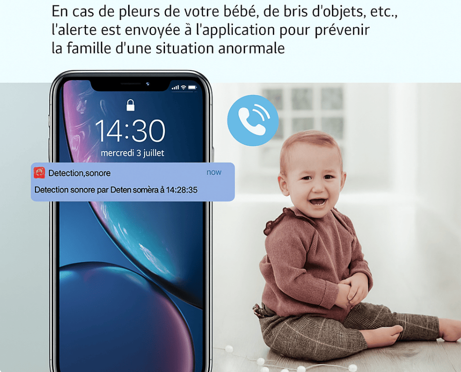 Smart Babyvakt med HD-video och fjärrstyrning