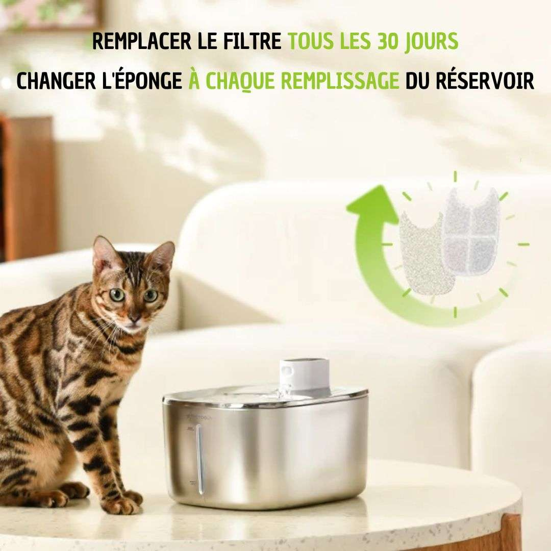 KATTENVATTENFONTÄN - TRÅDLÖS - 4L | Hydrata™