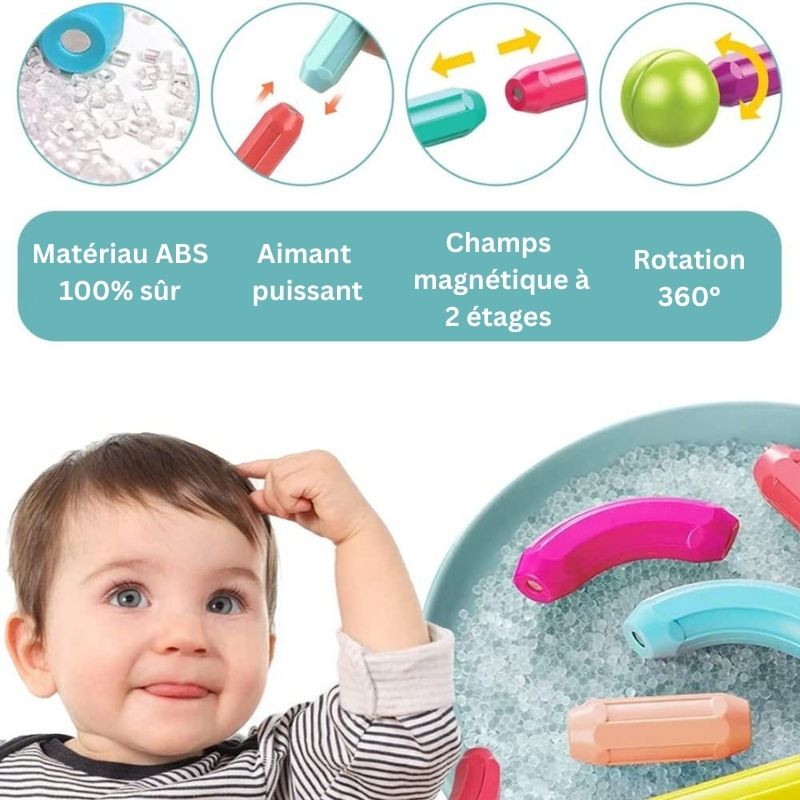 Magnetiskt Byggset - Oändliga Möjligheter för Kreativitet