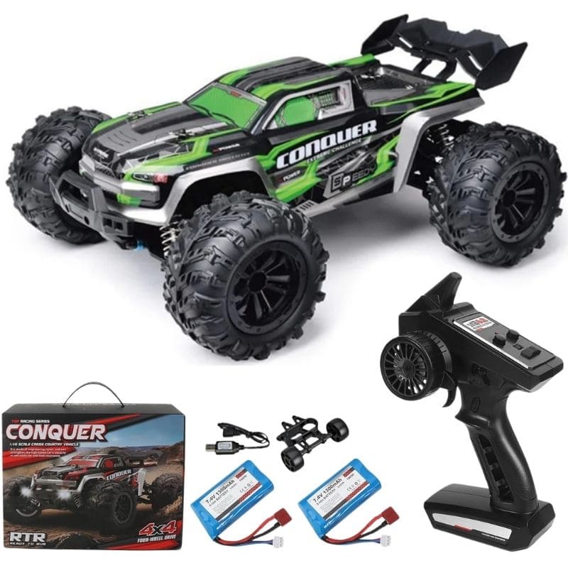 Hurtig 4x4 Fjernstyret Bil - 50 km/t | SpeedRacer