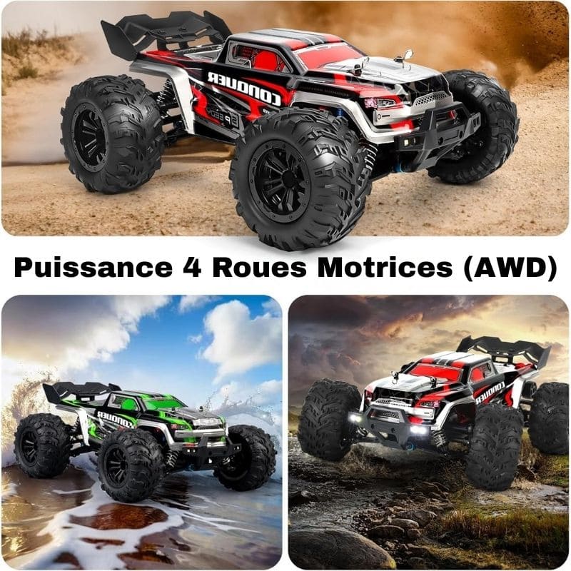 Hurtig 4x4 Fjernstyret Bil - 50 km/t | SpeedRacer