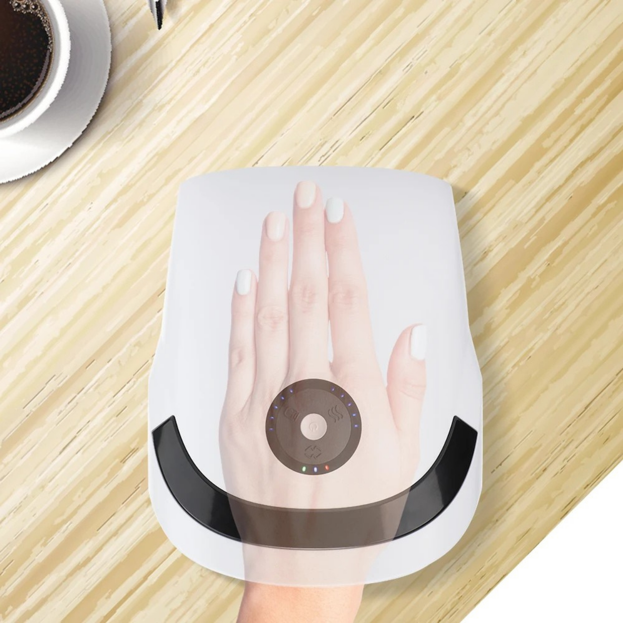 Intelligent handmassageapparat med värme och avslappnande behandling