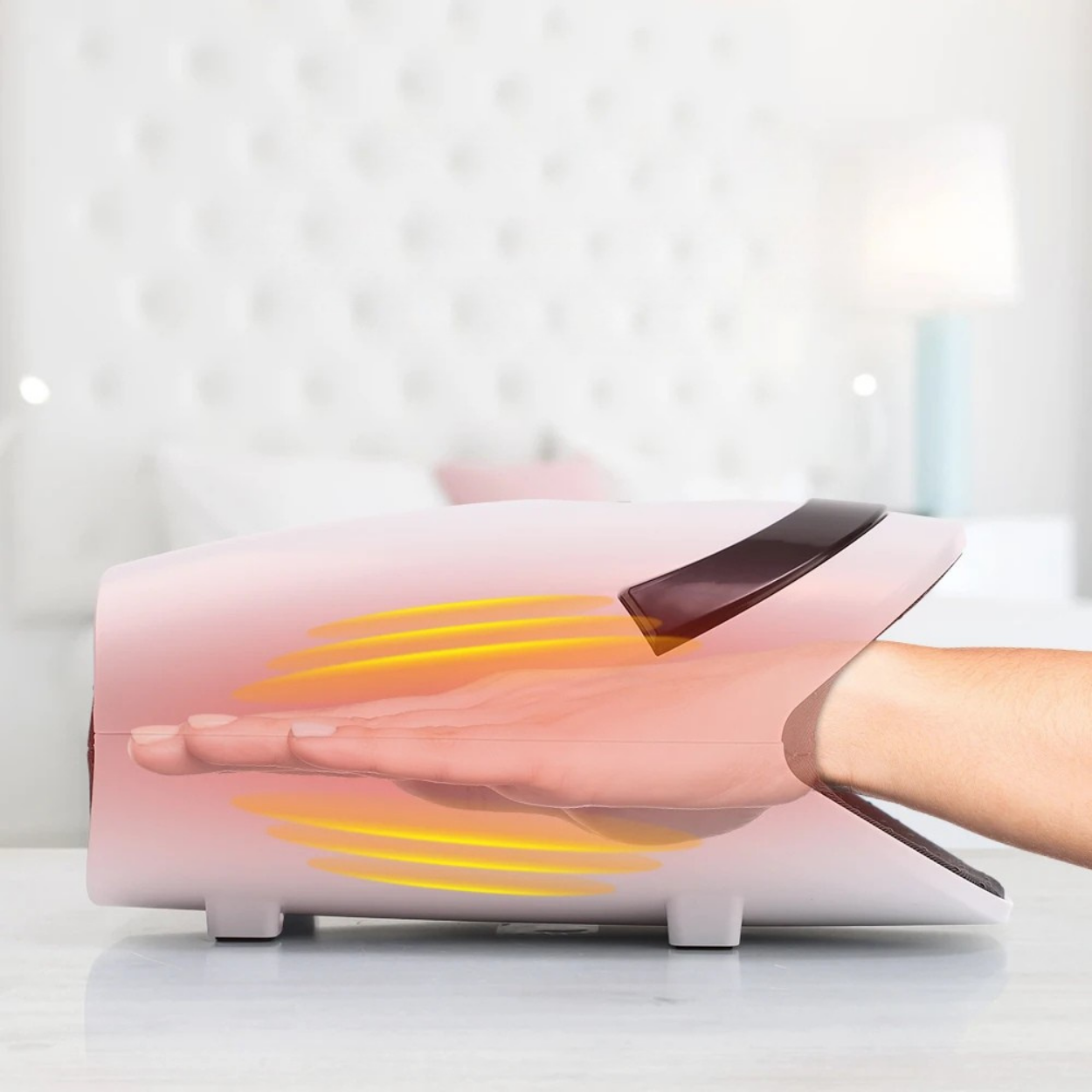 Intelligent handmassageapparat med värme och avslappnande behandling