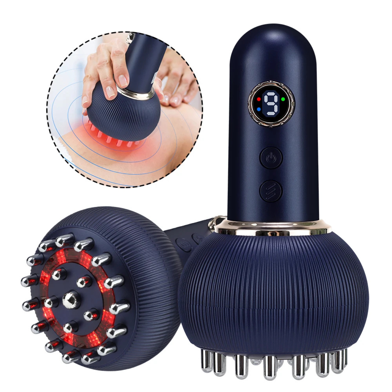 Multifunktionel Elektrisk Krop Massager med 5 Indstillinger