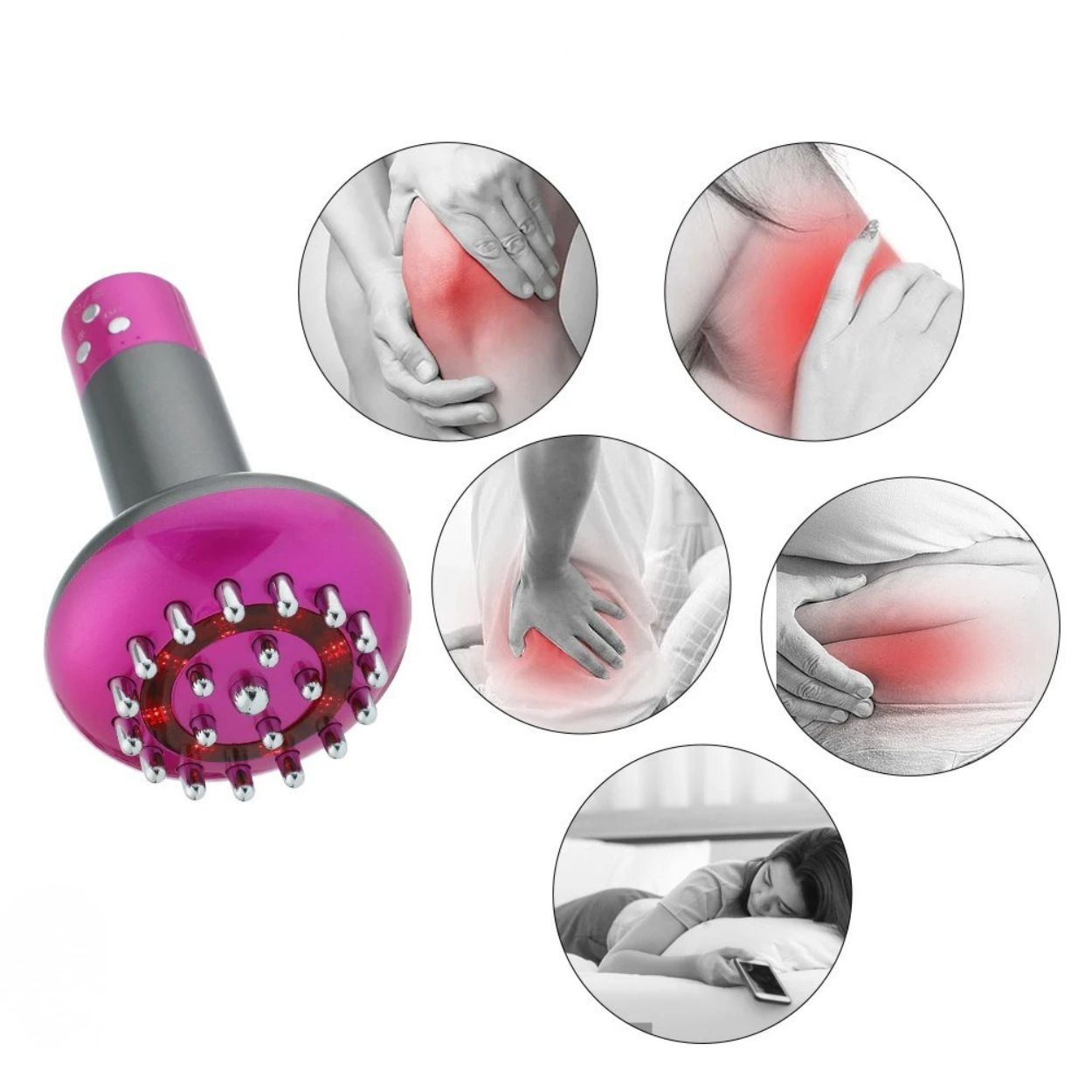 6-funktionel Smart Kropsmassager med Ergonomisk Design