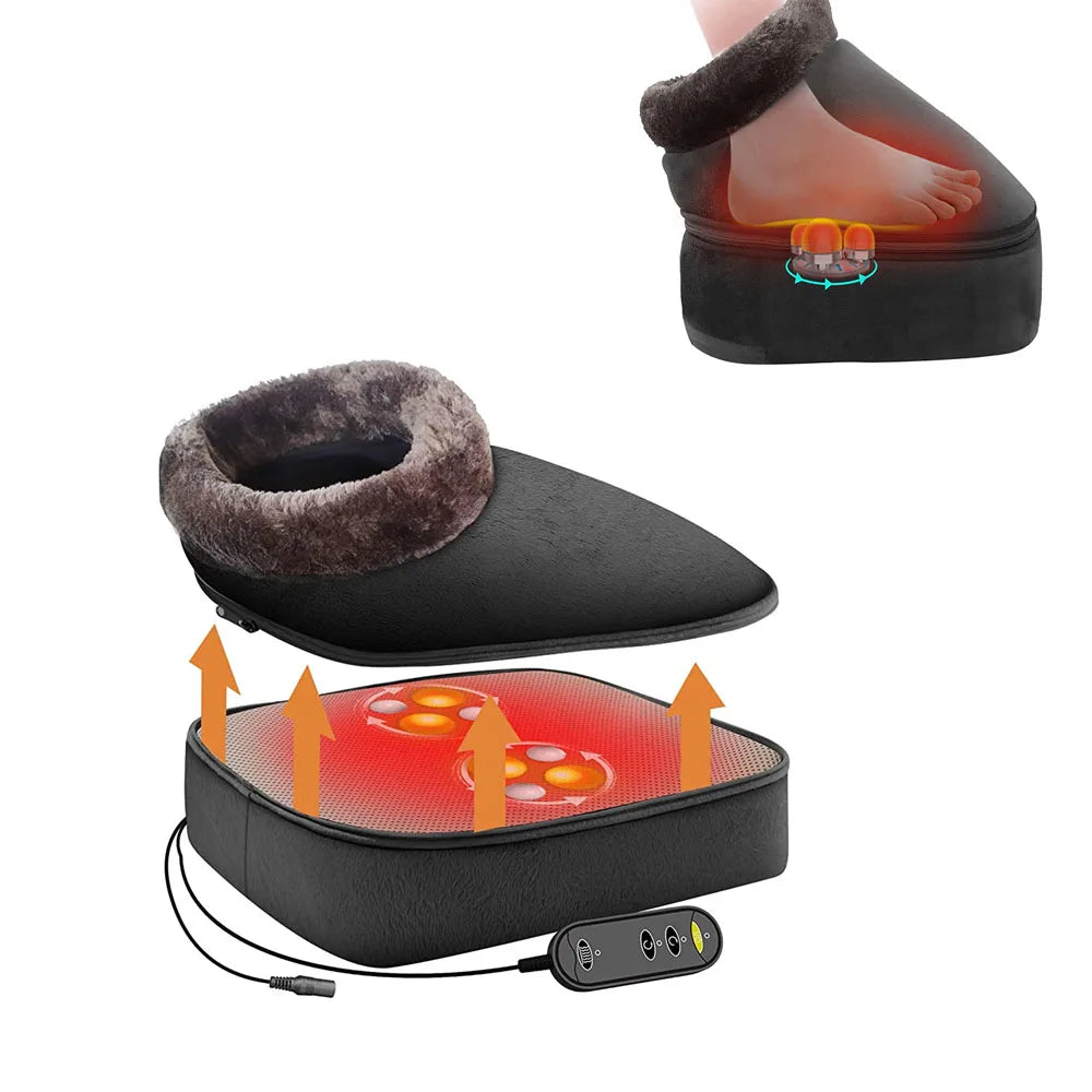 Elektrisk Fodmassageapparat med Varmefunktion