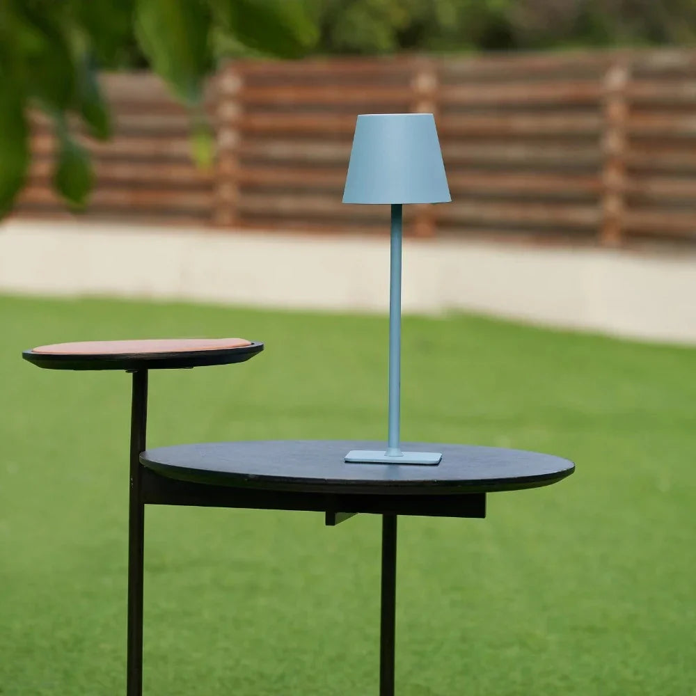 Høj Genopladelig Bordlampe | Trådløs belysning til inde og ude