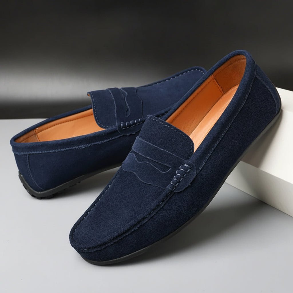 Bekväma Slip On Herrskor - Klassisk Stil för Vardagsbruk