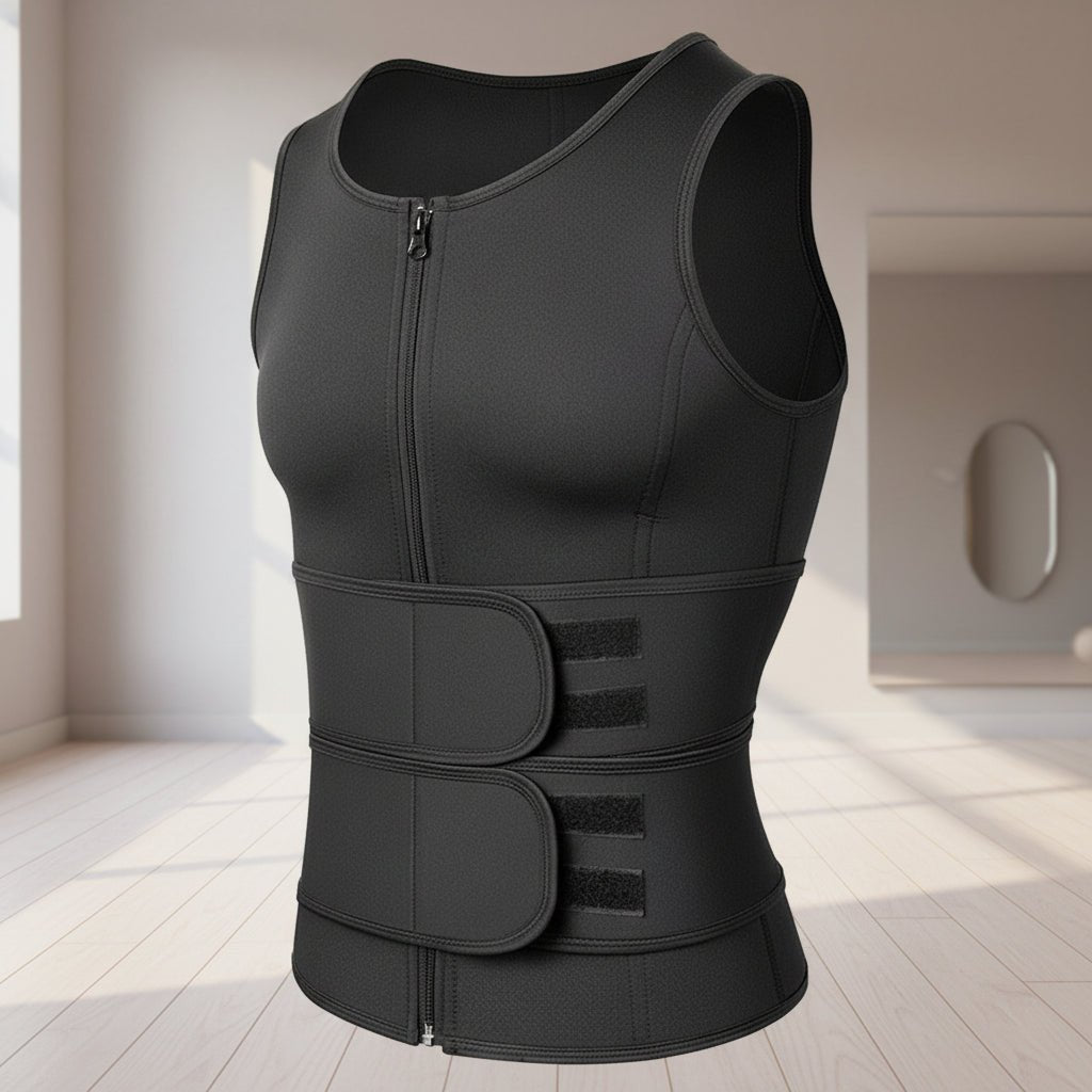 Effektiv Neopren Sauna Vest til Mænd - Øget Kalorieforbrænding