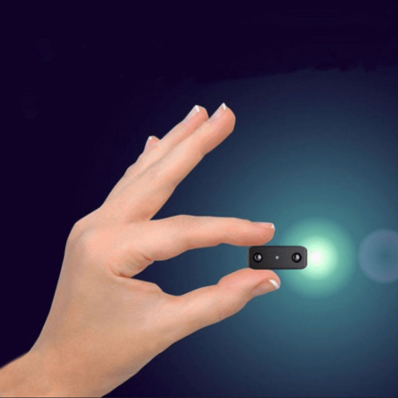 Mini HD kamera med lyd og bevægelsesdetektion | Diskret sikkerhedskamera med natfunktion og Wi-Fi