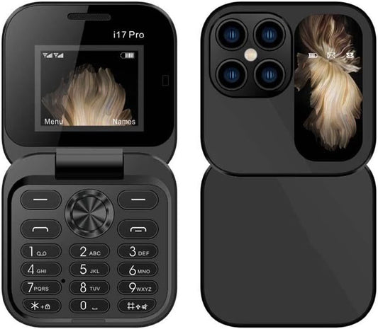 Kompakt Dual-SIM Mobiltelefon med HD Kamera og Lang Standby