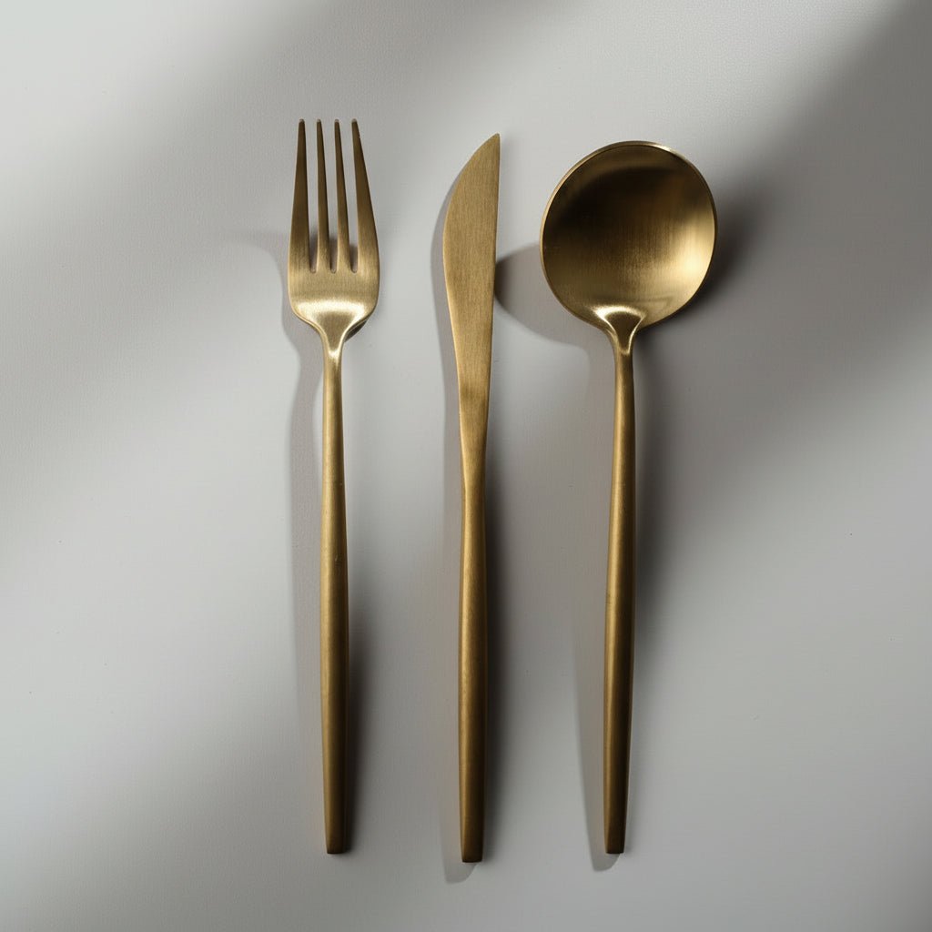 Modernt bestickset i rostfritt stål - Elegant och hållbart