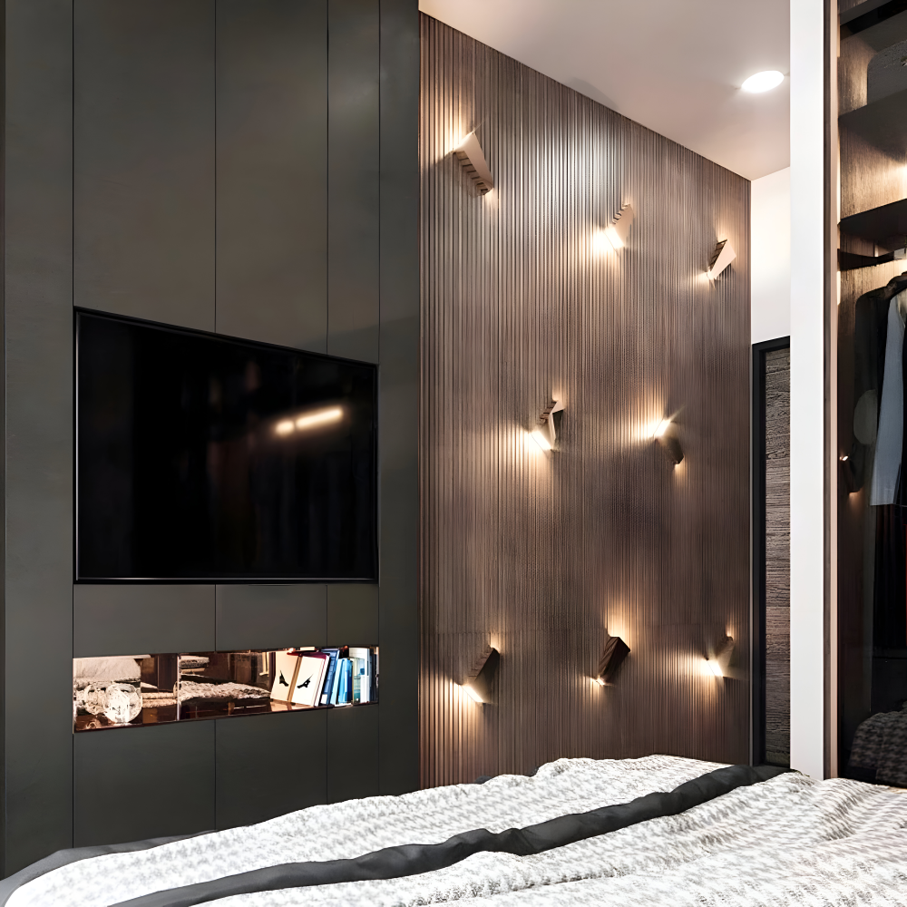 Elegant LED-vägglampa – minimalistisk design med upp- och nedljus