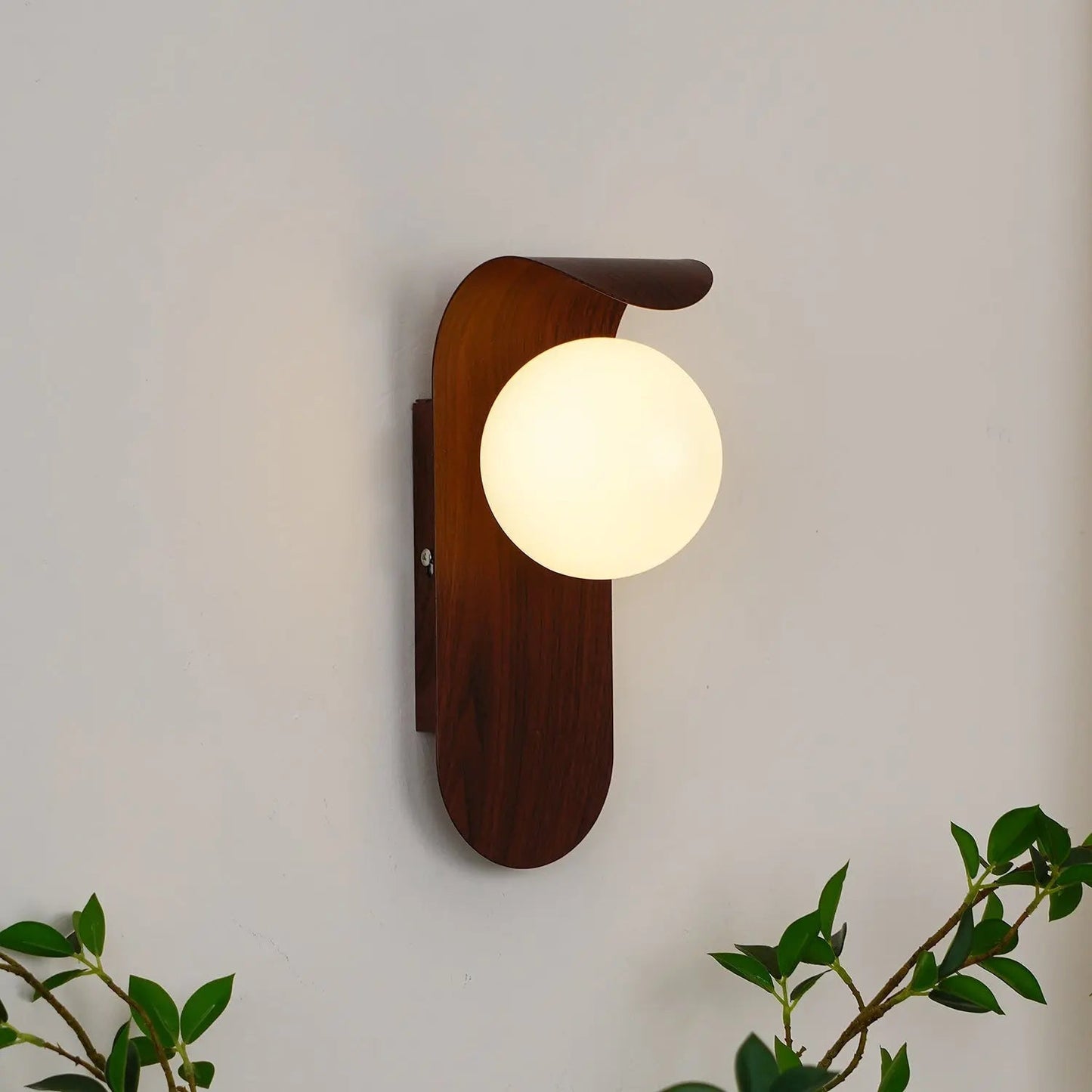 Japandi LED Væglampe 25 cm – Stilfuld og Energibesparende