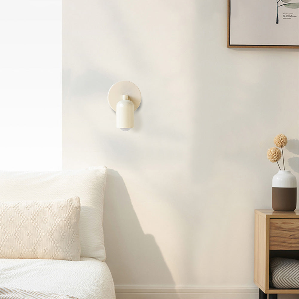 Stilren LED Væglampe med Glashaube - Elegant Belysning