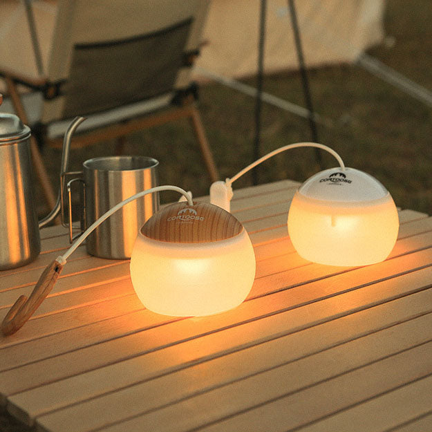 Bærbar LED Campinglampe med Justerbar Lysstyrke og USB