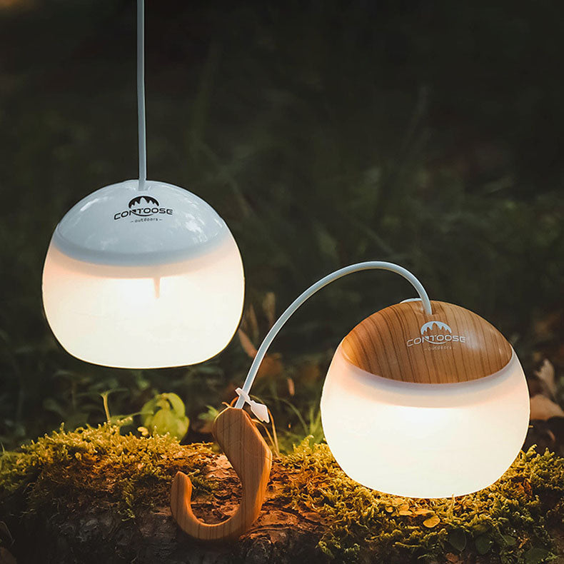 Bærbar LED Campinglampe med Justerbar Lysstyrke og USB