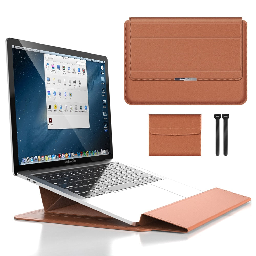 Vandtæt Laptop Sleeve med Stødabsorbering og Opbevaring