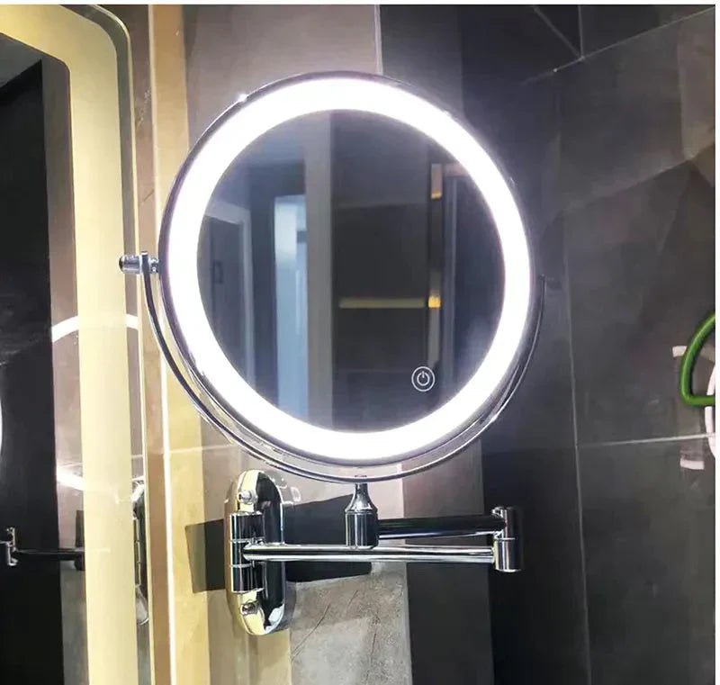 Smart Makeup Spejl med Justerbar Belysning og USB-Opladning