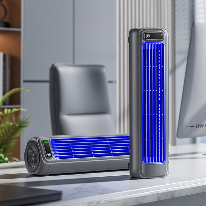 Bärbar luftkylare med lång batteritid och snabb kylning