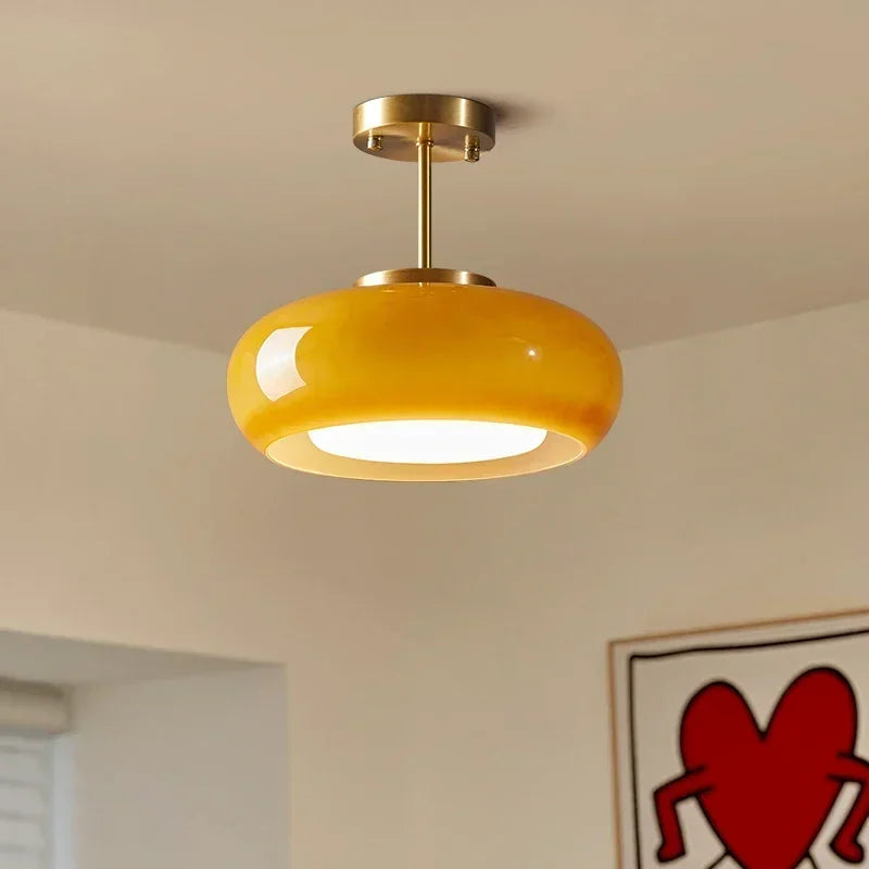 Modern taklampa i glas med LED – Skapa mysighet i ditt hem