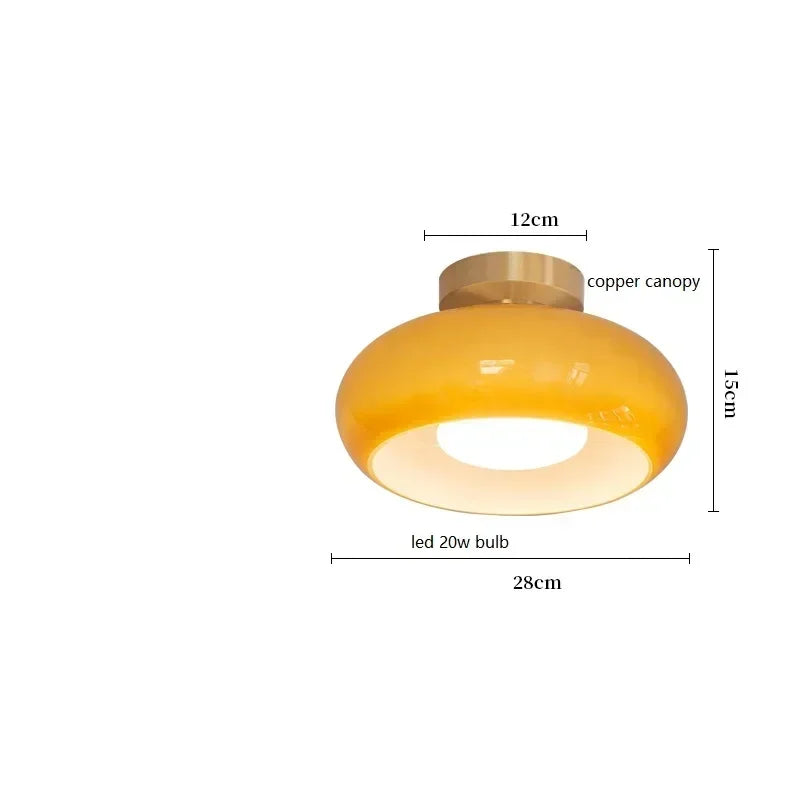 Modern taklampa i glas med LED – Skapa mysighet i ditt hem