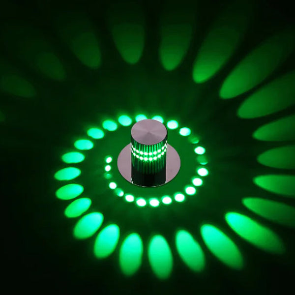 Färgskiftande LED-vägglampa med fjärrkontroll och energisparfunktion