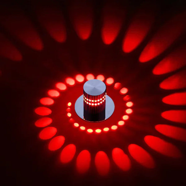 Färgskiftande LED-vägglampa med fjärrkontroll och energisparfunktion