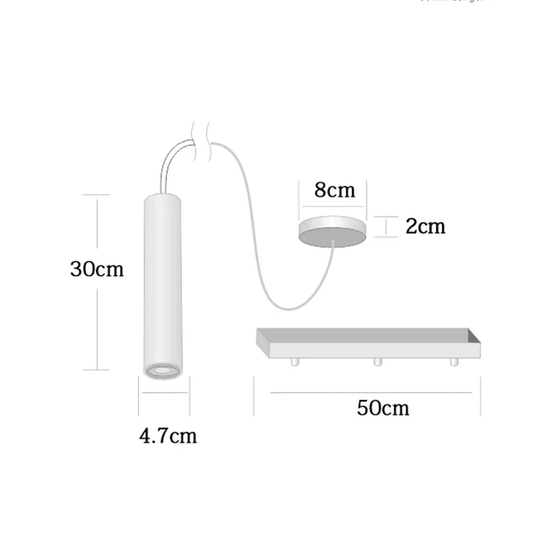 Modern taklampa med stilren design och enkel installation