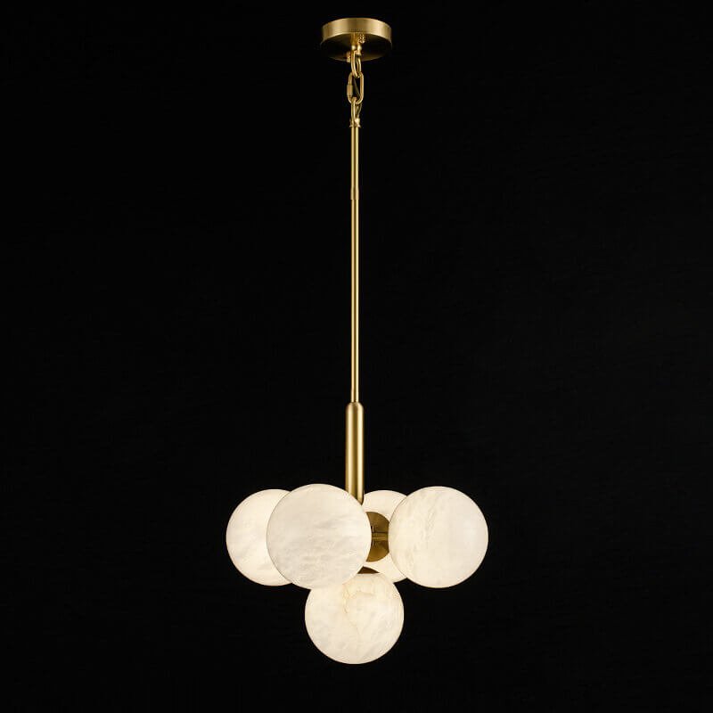 Eksklusiv Alabaster Pendel - Skab Hygge og Elegance