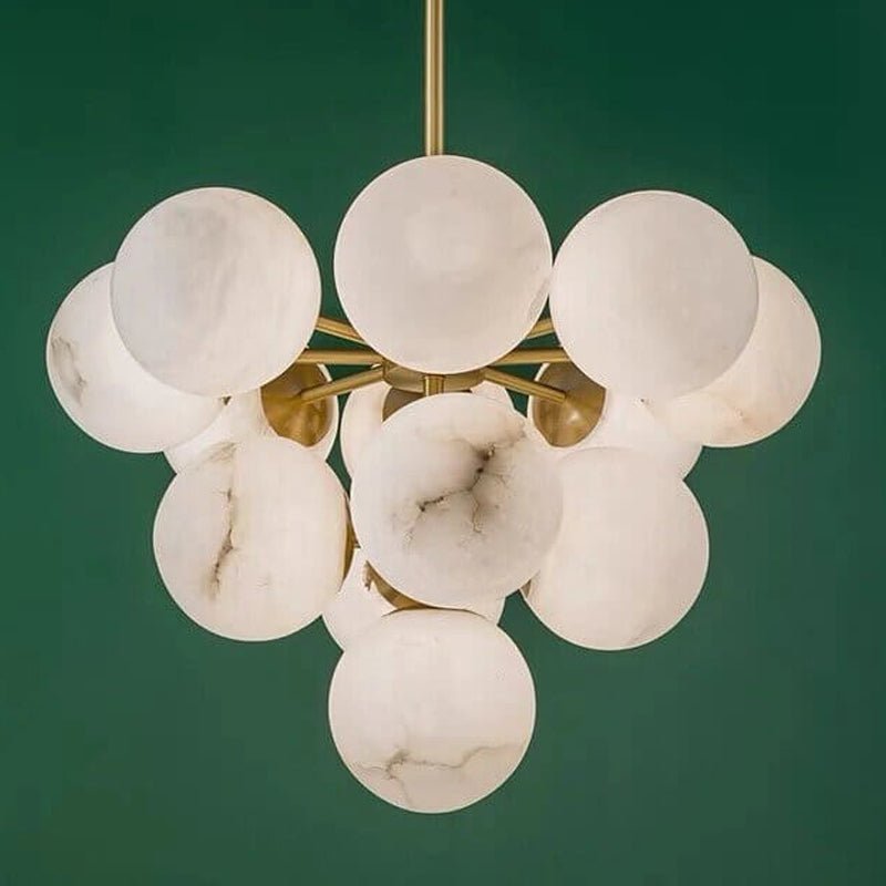 Eksklusiv Alabaster Pendel - Skab Hygge og Elegance