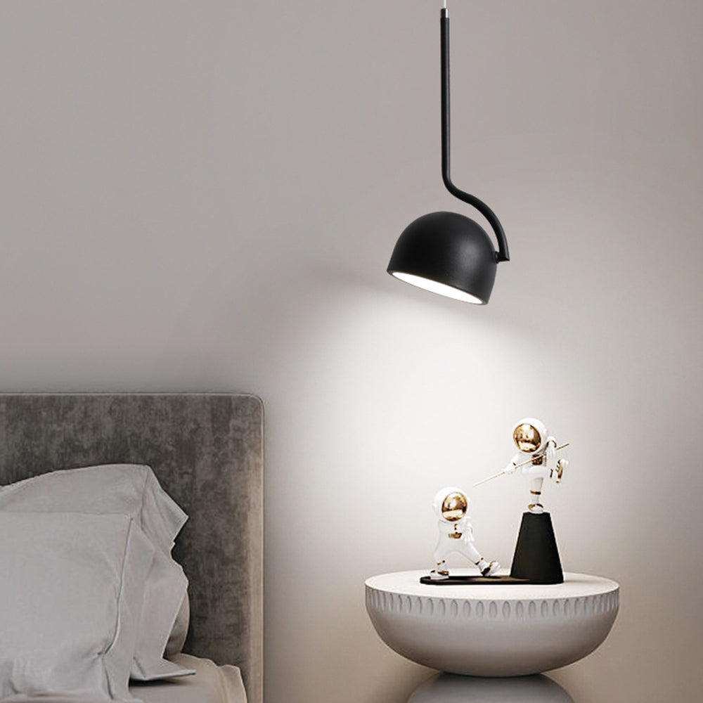 Elegant LED Hængelampe med Blødt Lys til Soveværelset