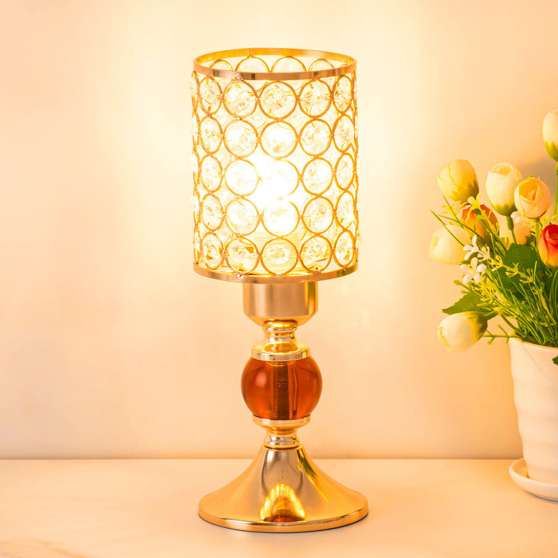Lyxig bordslampa i kristall - Elegant ljus för ditt hem