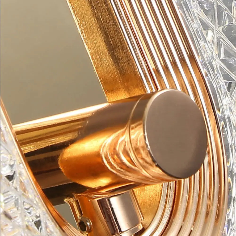 Elegant Krystal LED-lysekrone med Blid Belysning