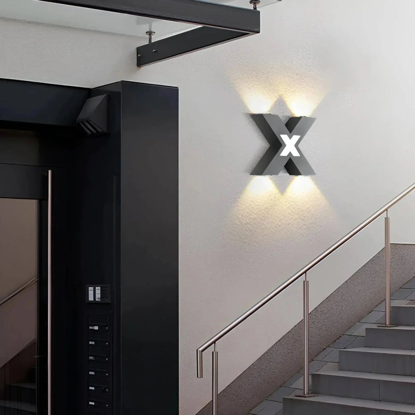 Elegant LED-væglampe med vejrbestandig funktionalitet