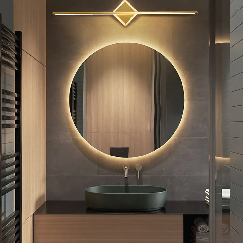 Elegant LED-vägglampa med mjuk belysning för hemmet