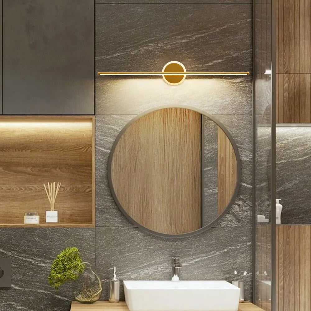 Elegant LED-vägglampa med mjuk belysning för hemmet