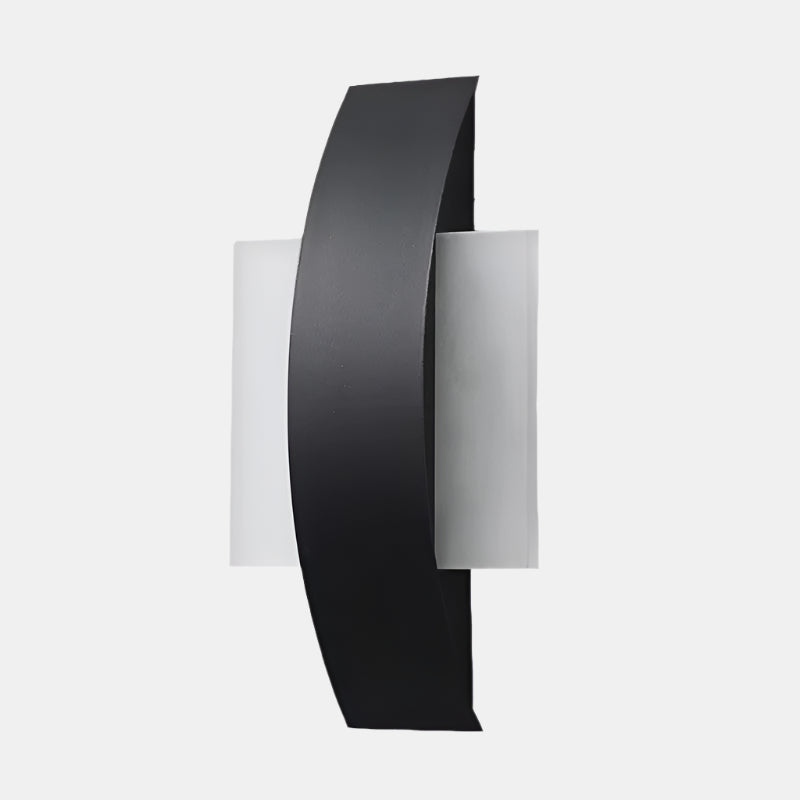 Stilren LED-vägglampa med effektivt och mysigt ljus