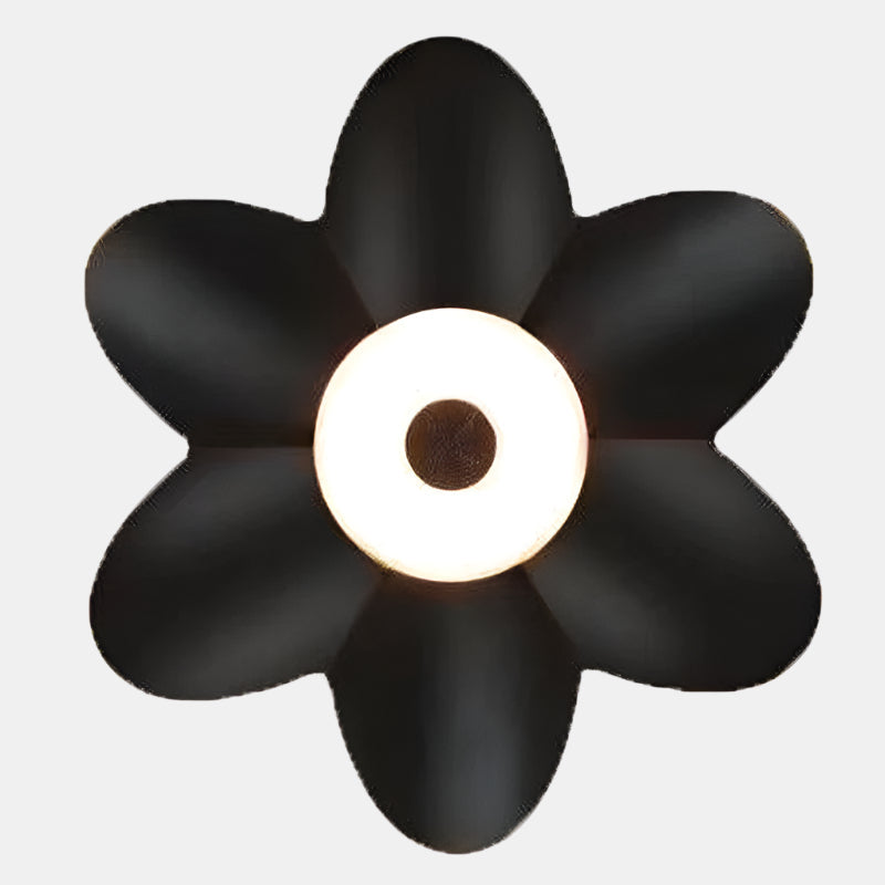 Moderne væglampe med lotusdesign og blid LED-belysning