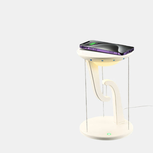 Snygg LED-bordslampa med mobilhållare och låg energiförbrukning